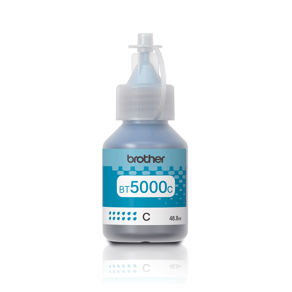 Оригинална бутилка с мастило Brother BT5000C – синьо
